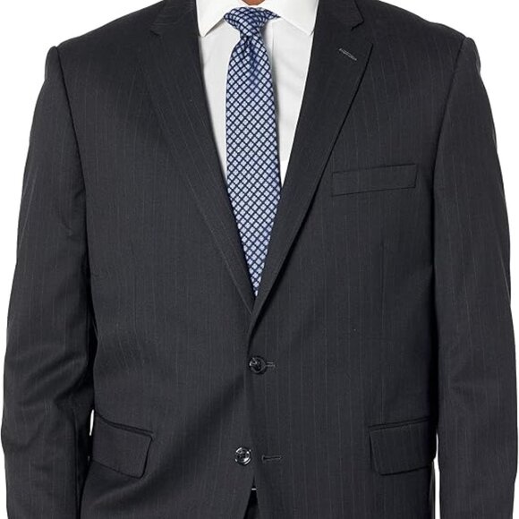 Palm Beach Mens Executive Fit Performance Wrinkle Rebound Suit Coat Wool New!